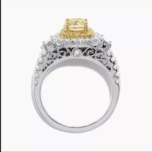 New Luxury 925 Silver Beautiful Elegant CZ Ring - Picture 3 of 6
